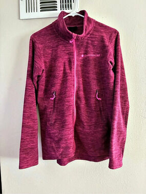 ACE Women's Full-Zip Fleece Jacket Pink Large Like New